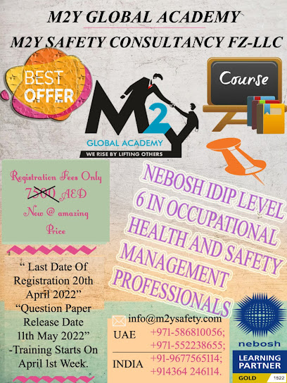 استشارات السلامة M2Y - United Arab Emirates|Ras al Khaimah|B04-501 Business Center 03 RAKEZ Business Zone-FZ Al Mamourah Street