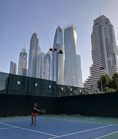 أكاديمية الحبتور للتنس - جميرا بيتش - الشارقة - +971 4 408 4260