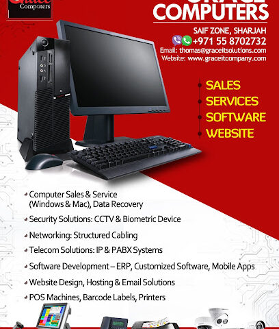 جريس كمبيوترز ش.م.ح ، الشارقة - الشارقة - +971 55 870 2732